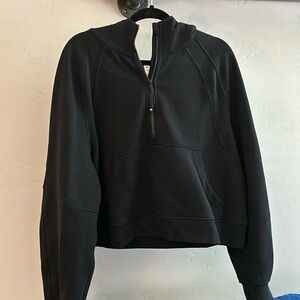 Lululemon Scuba Cropped Half Zip Hoodie